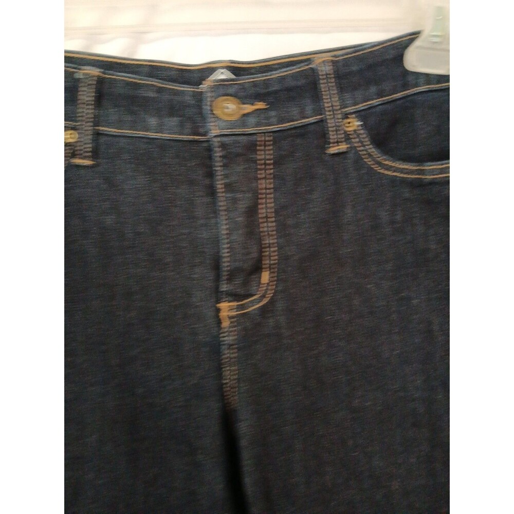 St johns Bay Womens Straight Leg Jeans size 10 Dark Wash Denim NEW VERY NICE - Picture 3 of 16